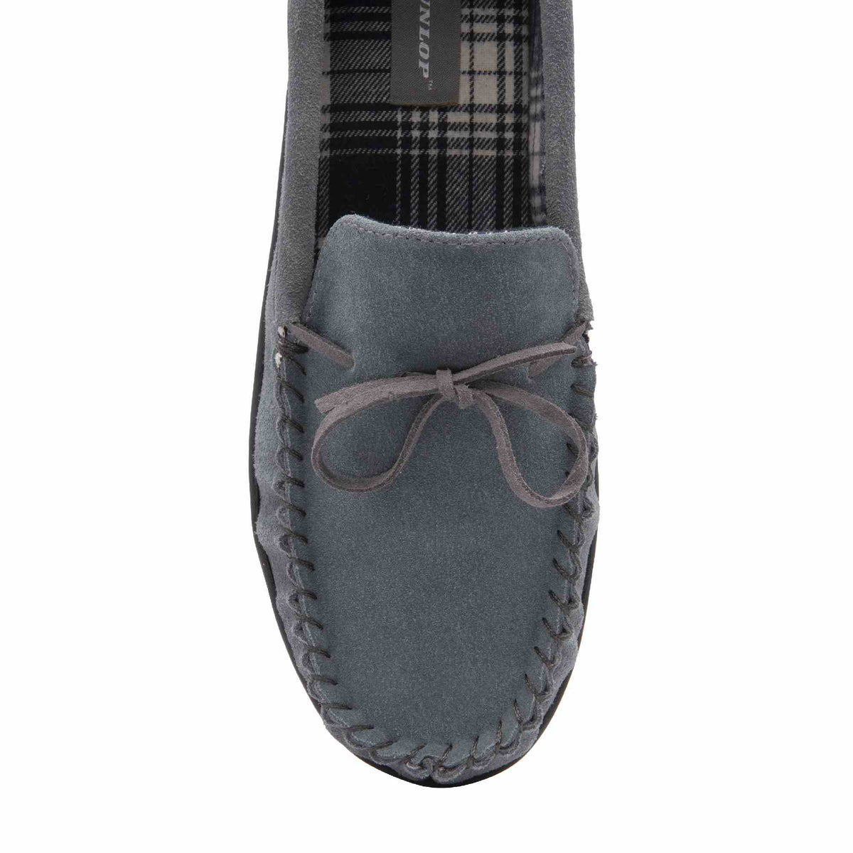 Mens Real Suede Leather Fleece Lined Slippers (6 Sizes)