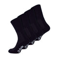 4 Pack Extra Wide Non Elastic Bamboo Diabetic Socks