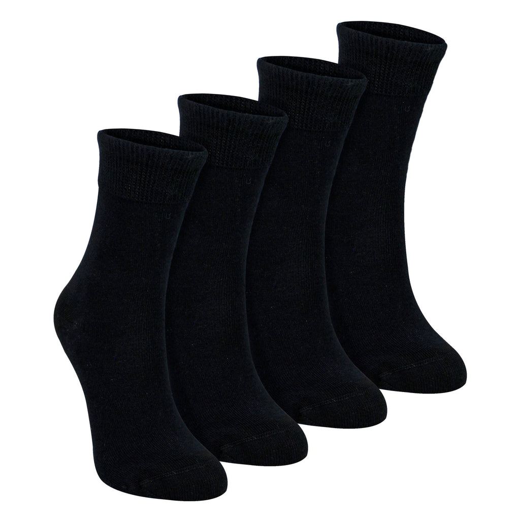 4 Pack Kids Boys Girls Bamboo Sensory Socks Soft Breathable Comfort Fit