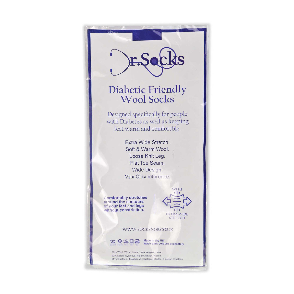 1 Pack Non Elastic Merino Wool Diabetic Socks