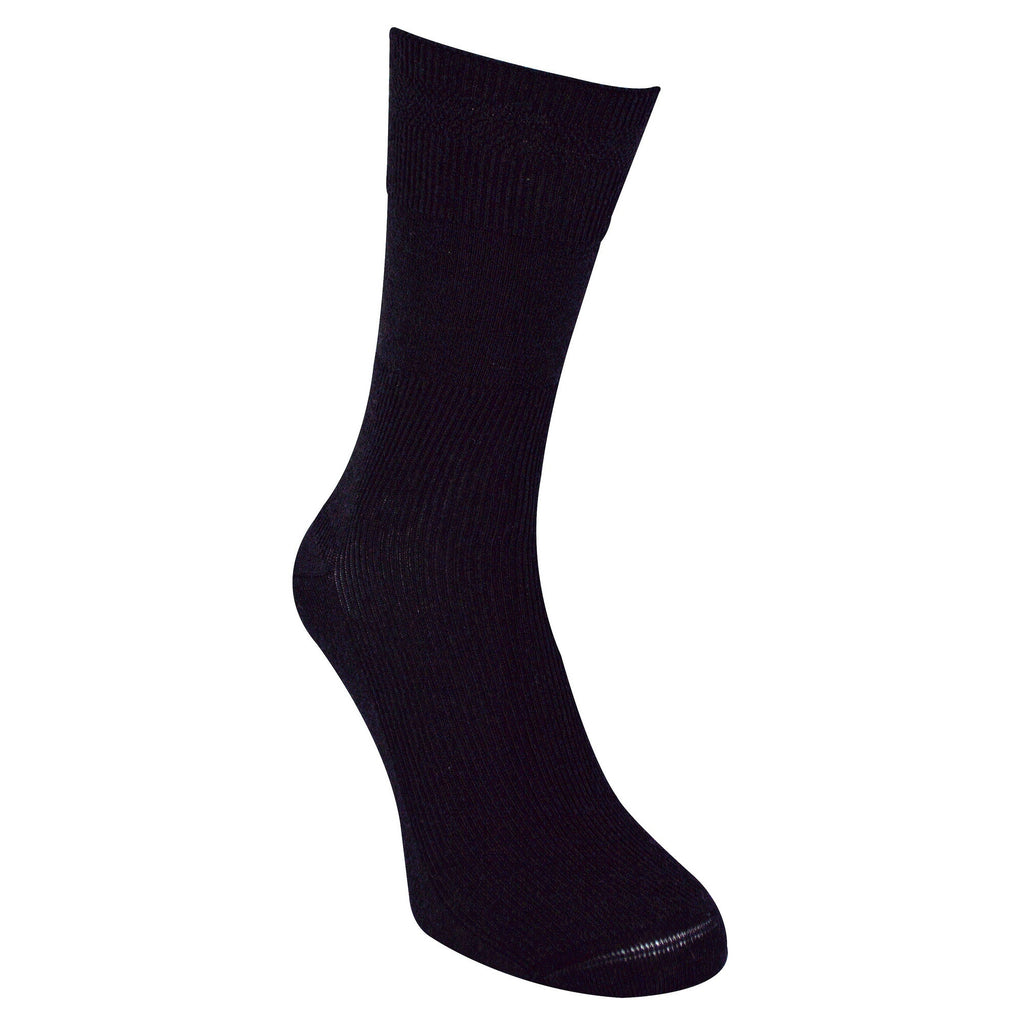 3 Pair Unisex Merino Wool Ribbed Seamless Diabetic Socks for Swollen Legs