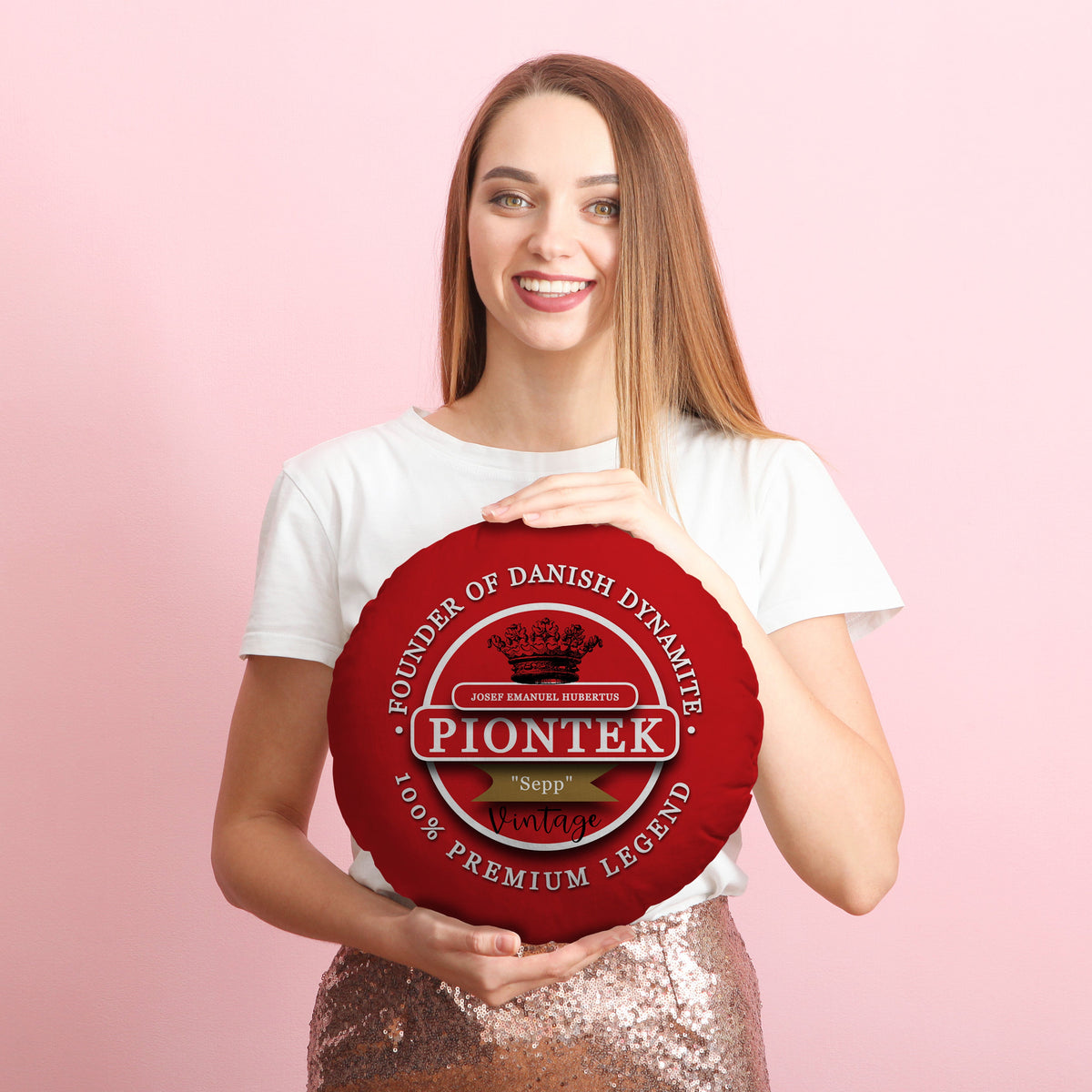 Denmark Piontek  - Legend Collection - Circle Cushion 14"
