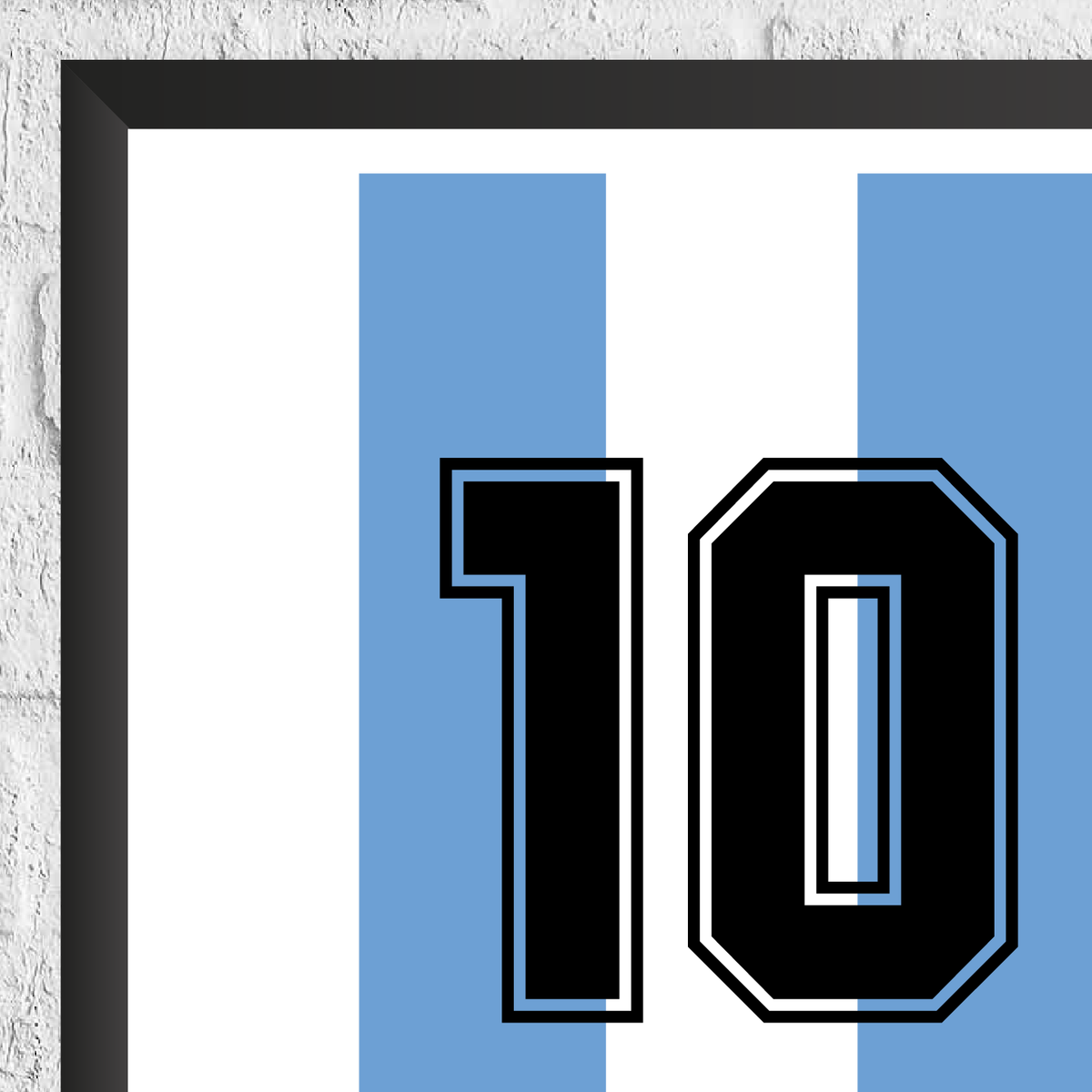 Diego Maradona Argentina Legend Stats Print