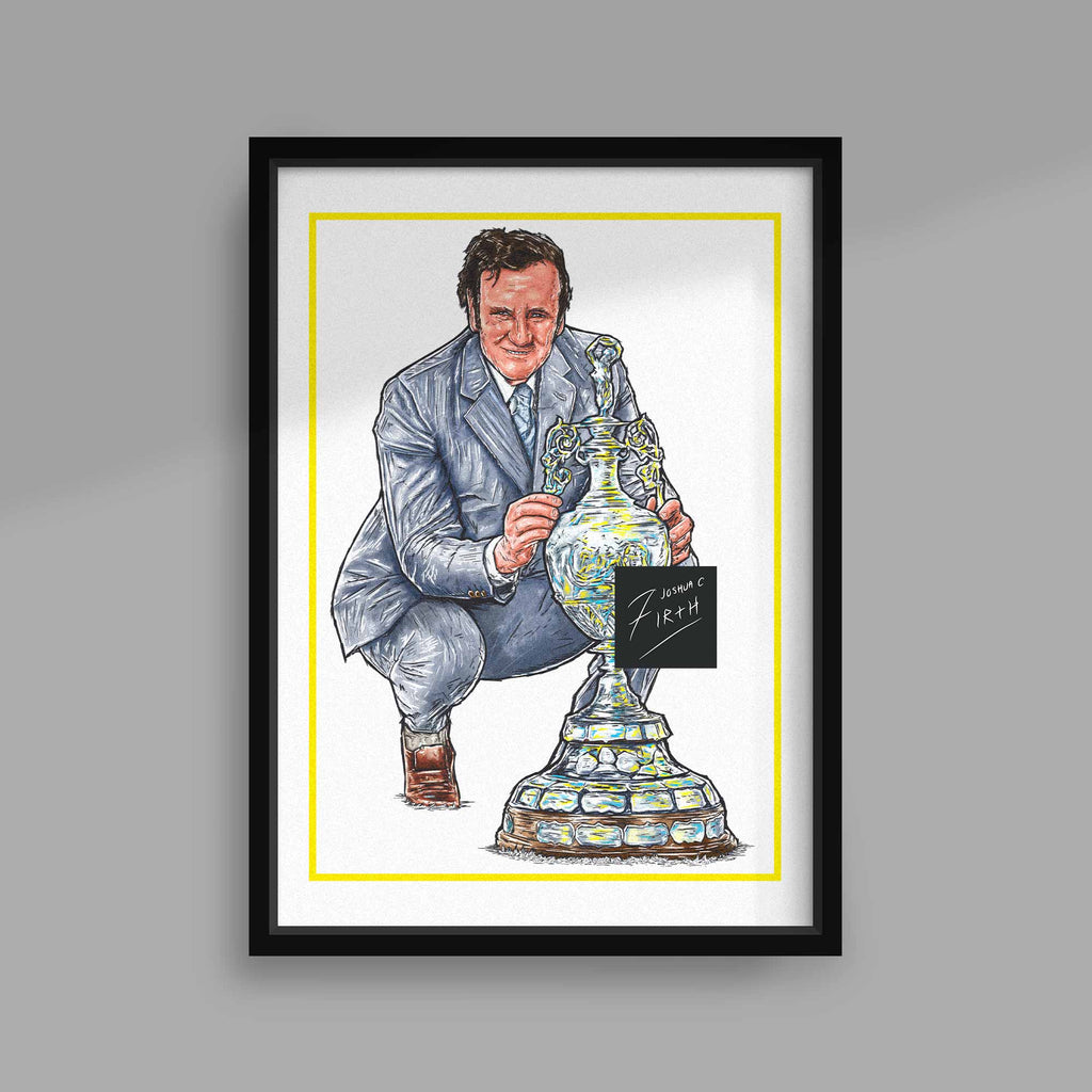 Don Revie Leeds Champions of England Football Print
