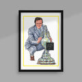 Don Revie Leeds Champions of England Football Print