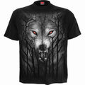 FOREST WOLF - T-Shirt Black