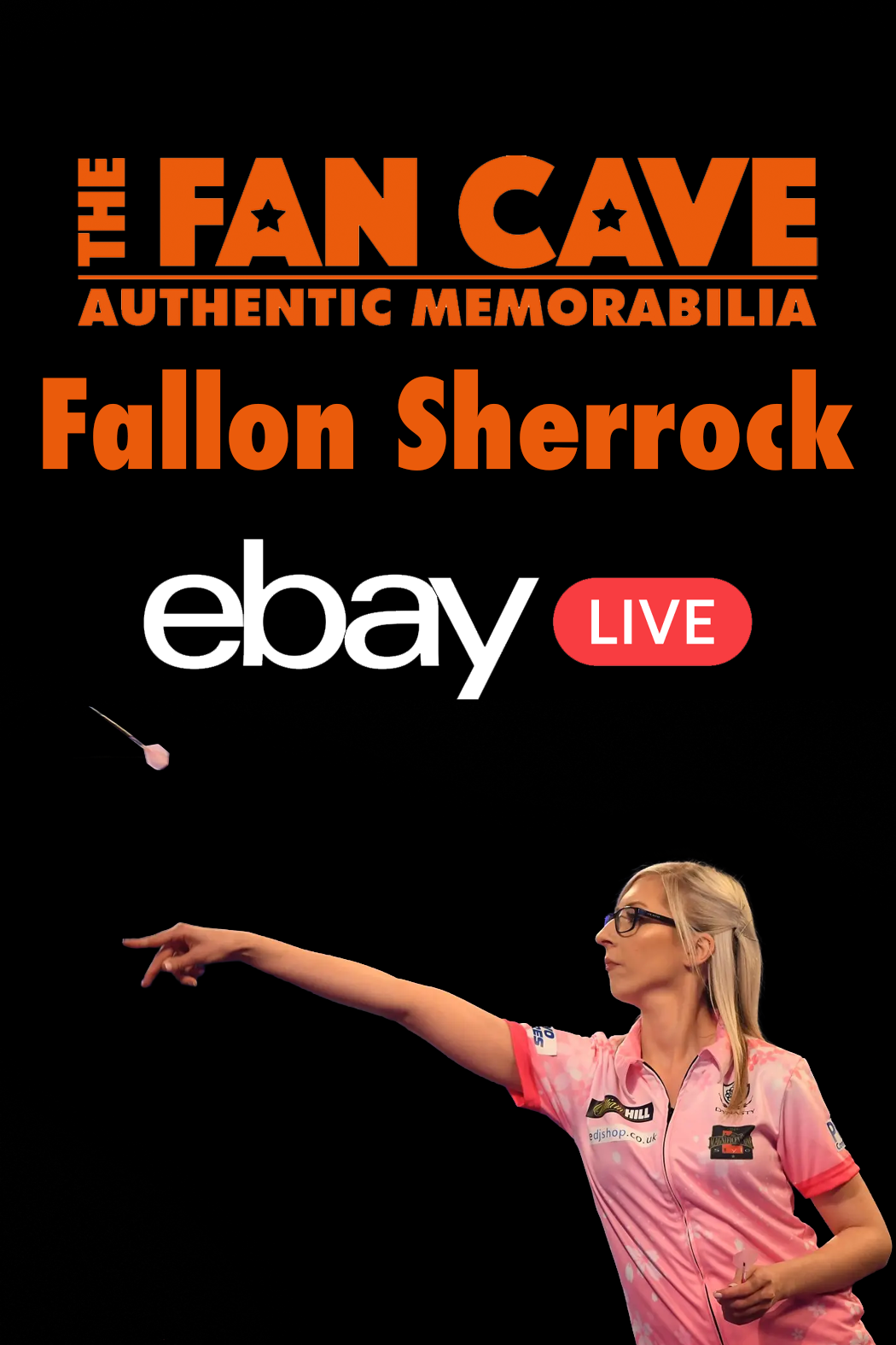 Fallon Sherrock Signed 16x12 Image