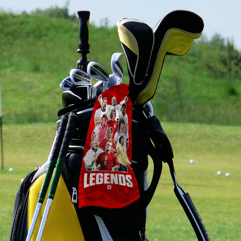 England Legend Montage  - Golf Towel