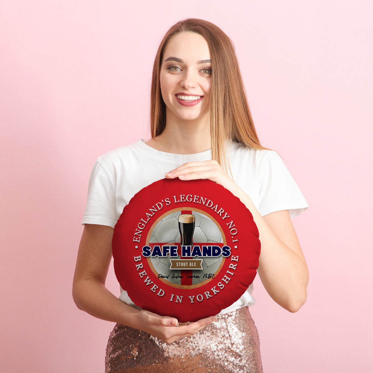 England Seaman  - Legend Collection - Circle Cushion 14"