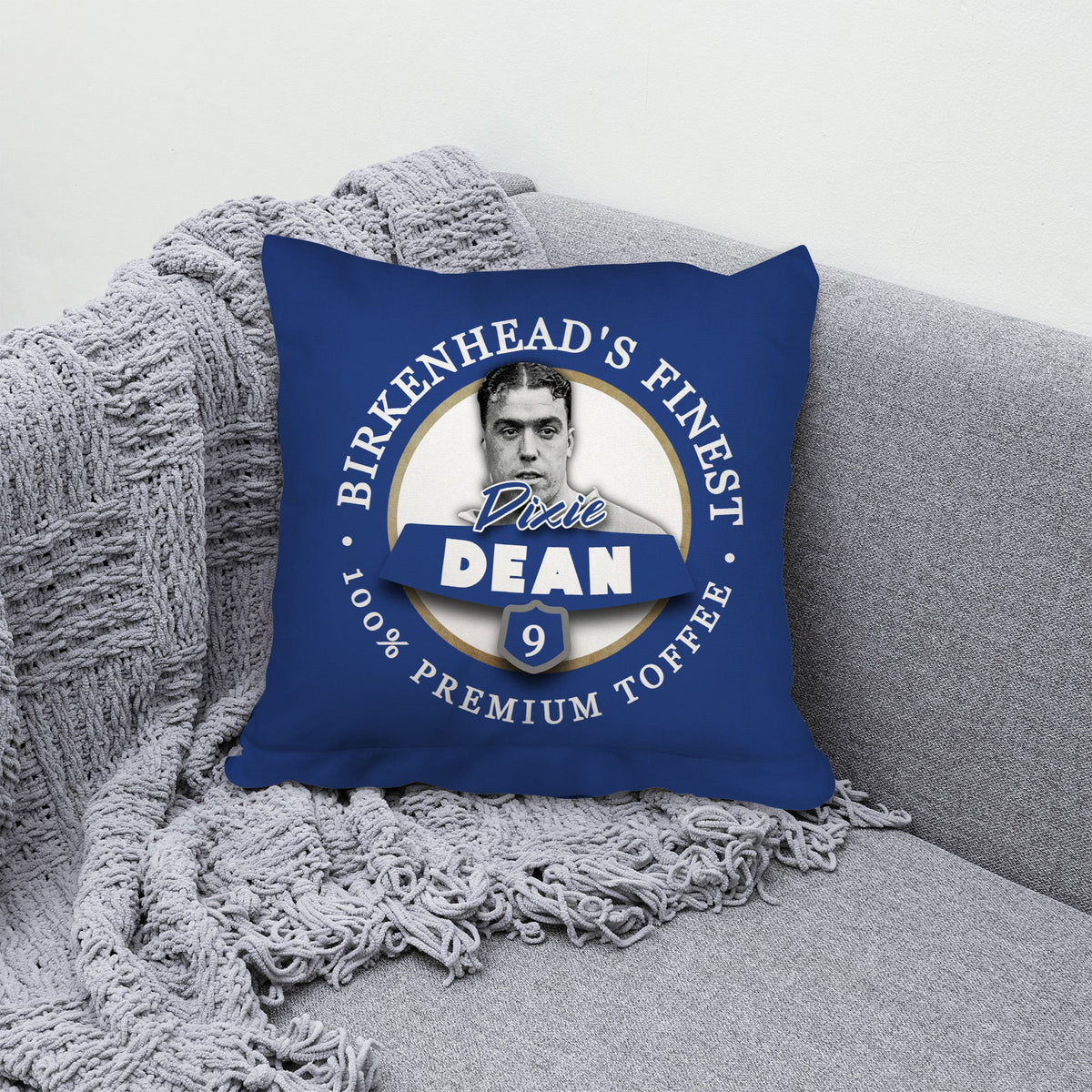 Merseyside Blues Dixie Dean - Football Legends - Cushion 10"