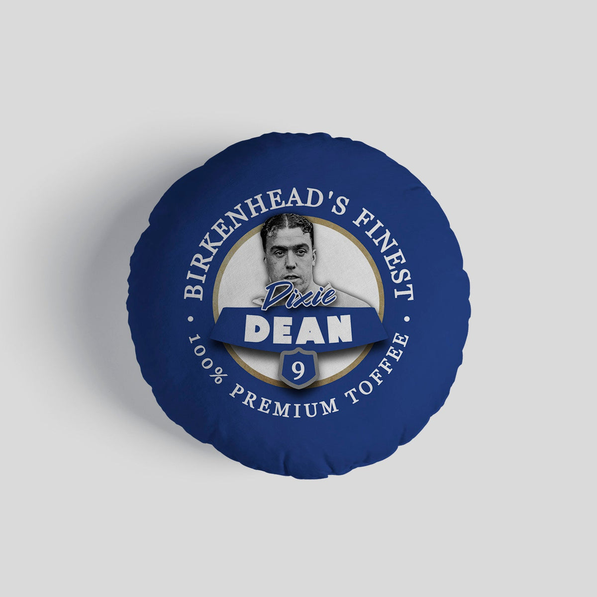 Merseyside Blues Dixie Dean - Football Legends - Circle Cushion 14"