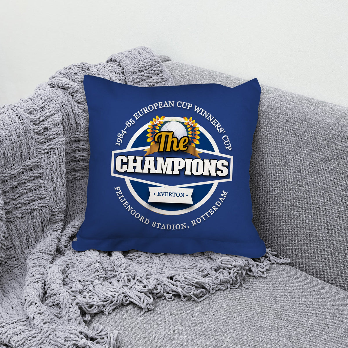 Merseyside Blues ECWC - Football Legends - Cushion 10"