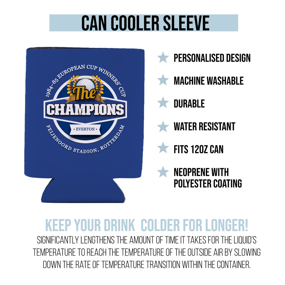 Merseyside BluesECWC - Football Legends - Can Cooler