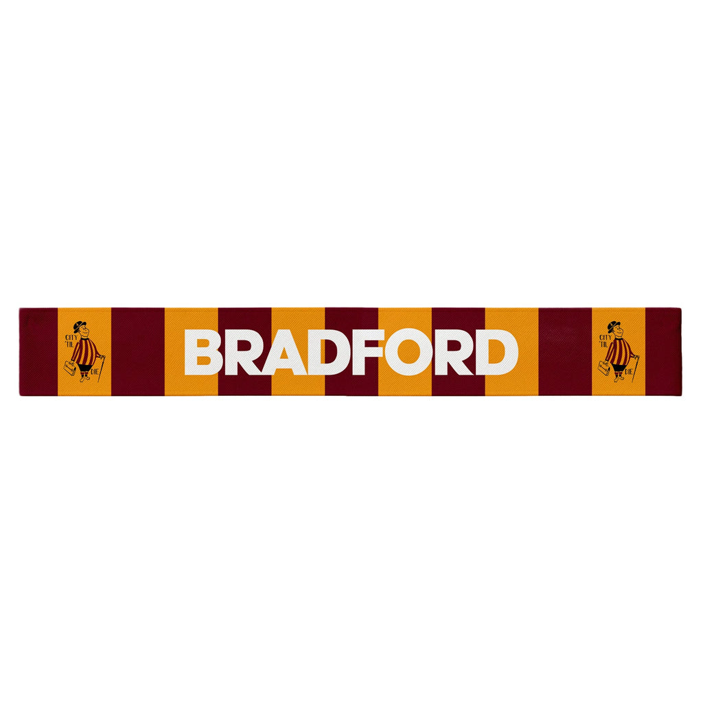 Bradford - City Gent - Knitted Eyelet Football Scarf
