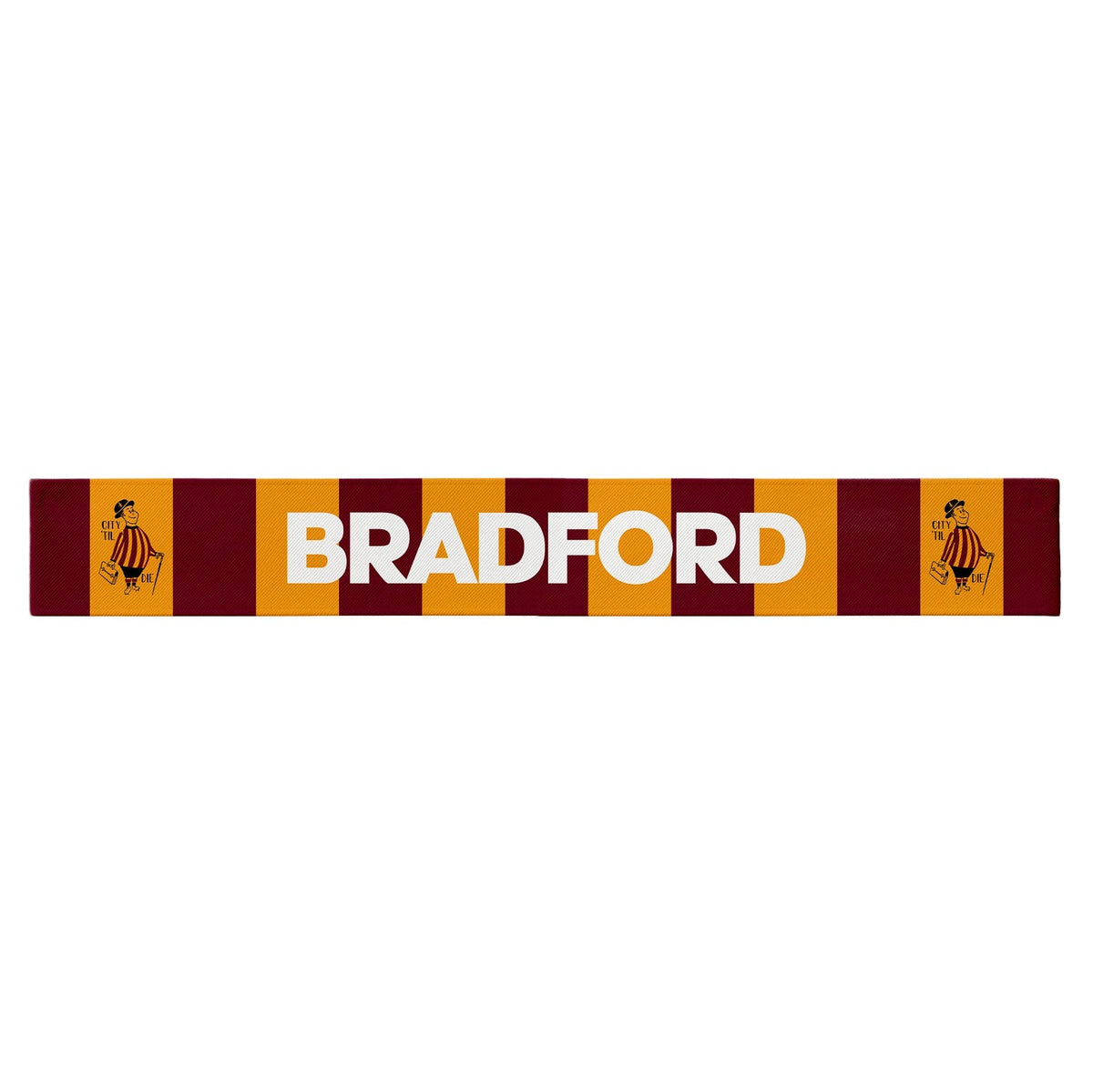 Bradford - City Gent - Knitted Eyelet Football Scarf
