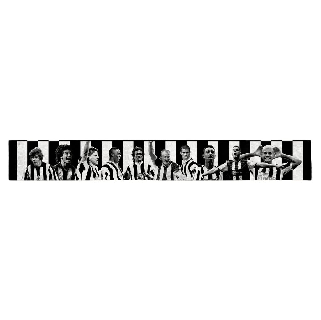 Newcastle Legends - Knitted Eyelet Football Scarf