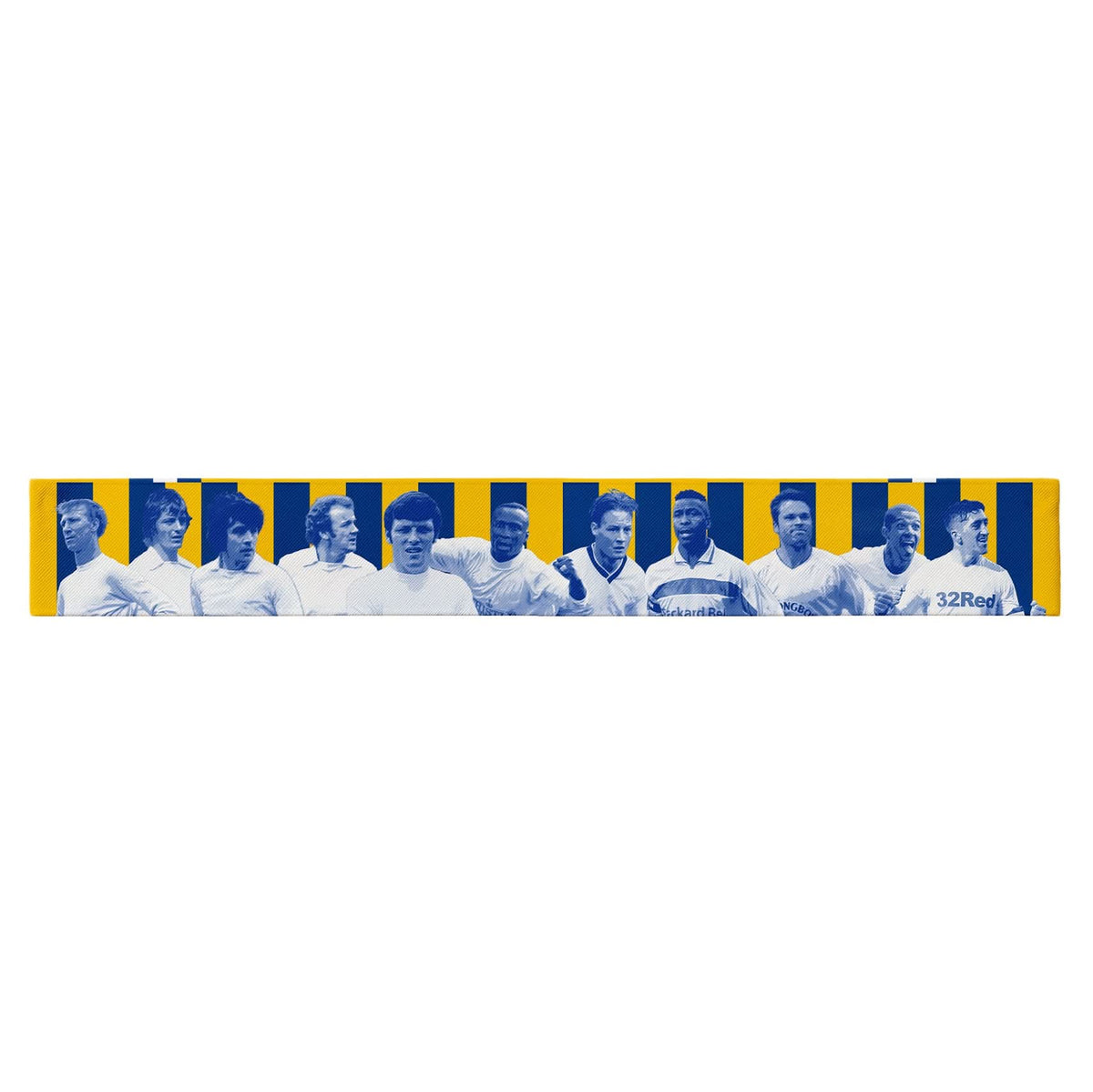 Leeds Legends - Knitted Eyelet Football Scarf