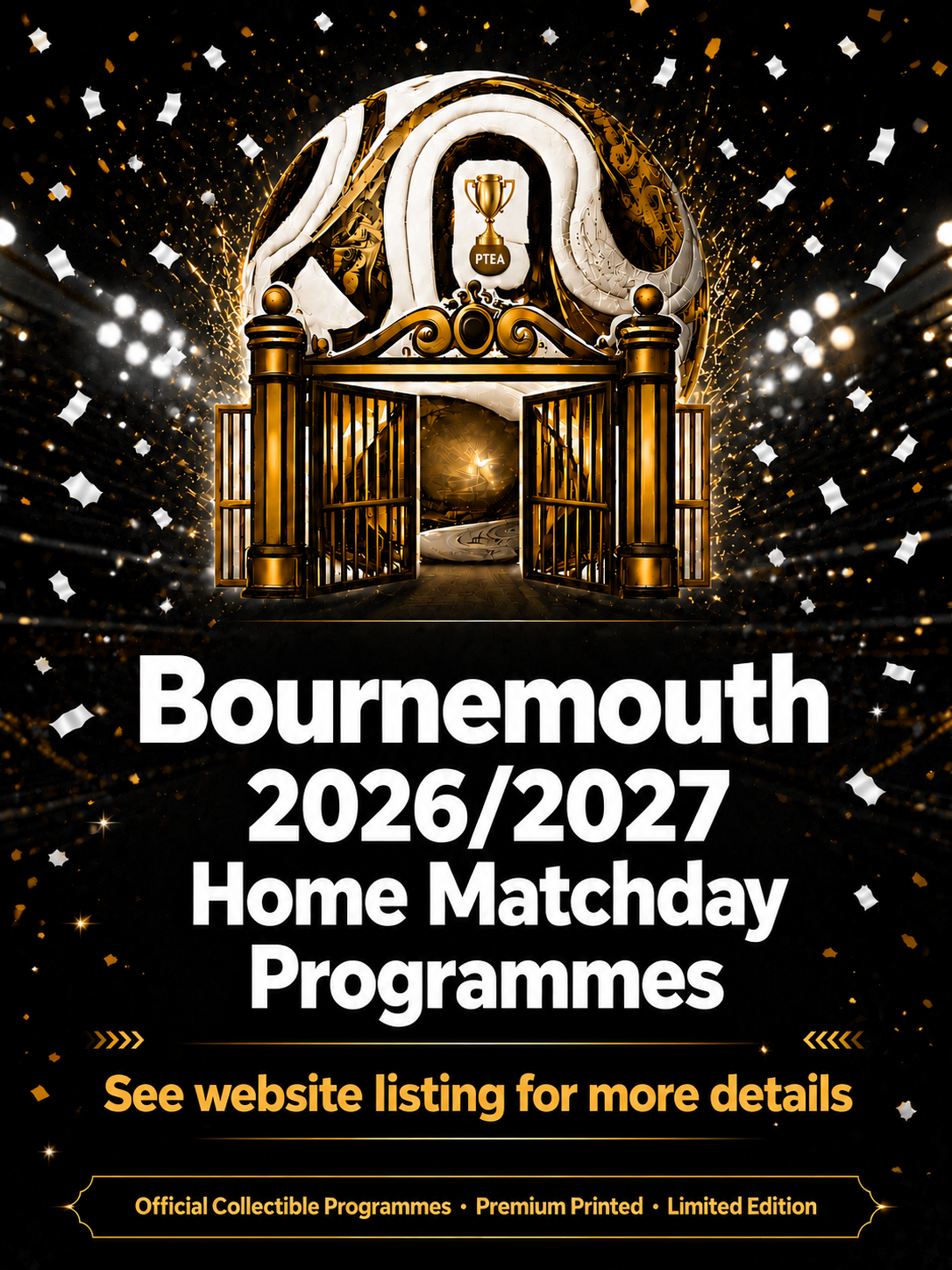 Bournemouth 2026/2027 Official Home Matchday Programmes