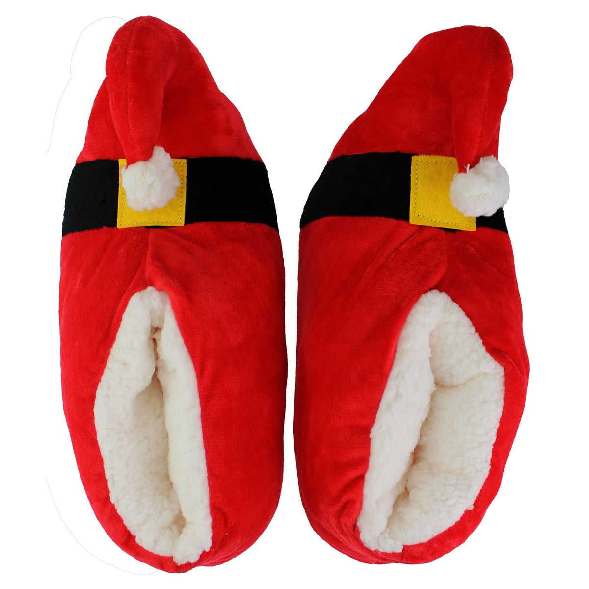 Unisex Christmas Soft Santa Slippers