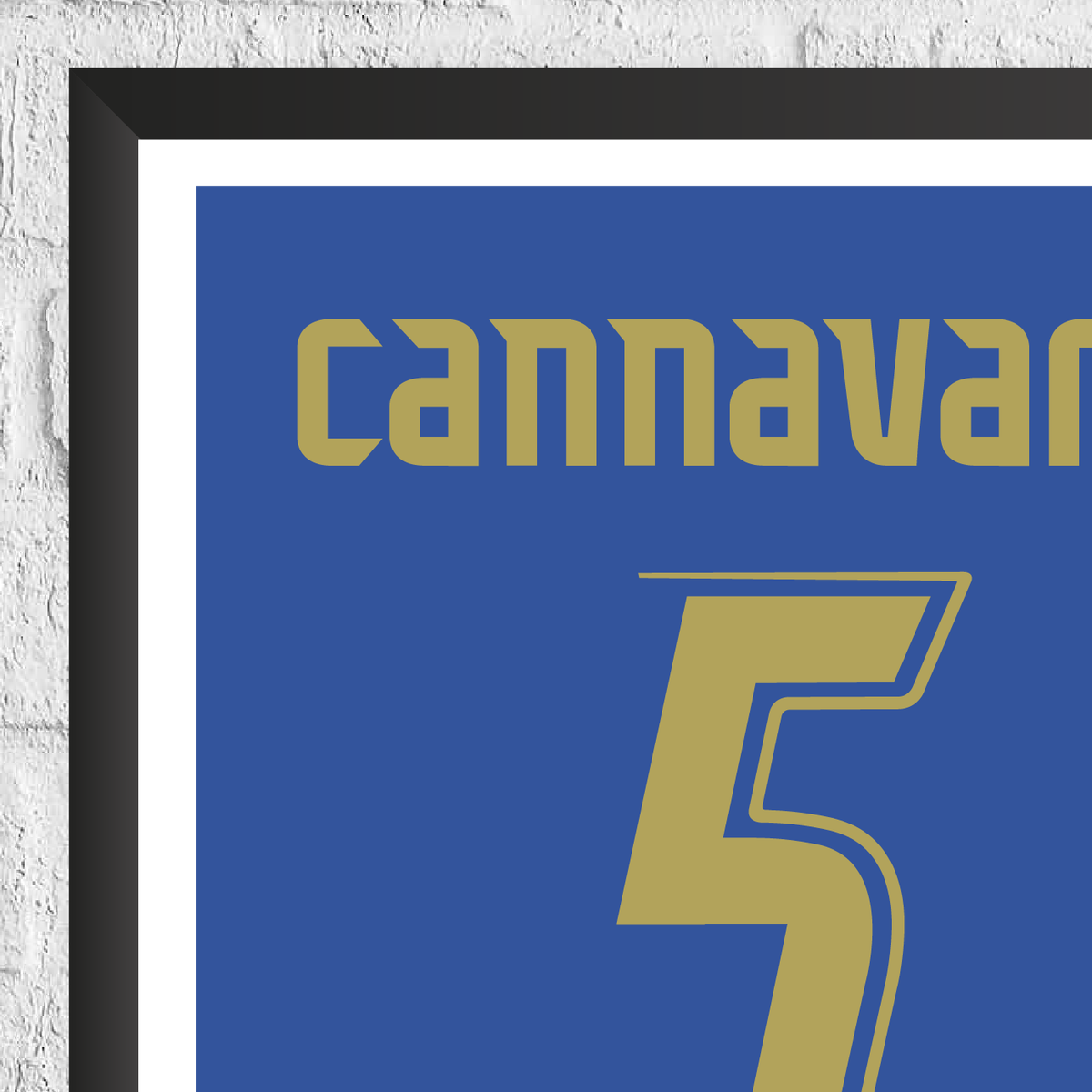 Fabio Cannavaro Italy Legend Stats Print