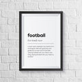 Football Definition Print