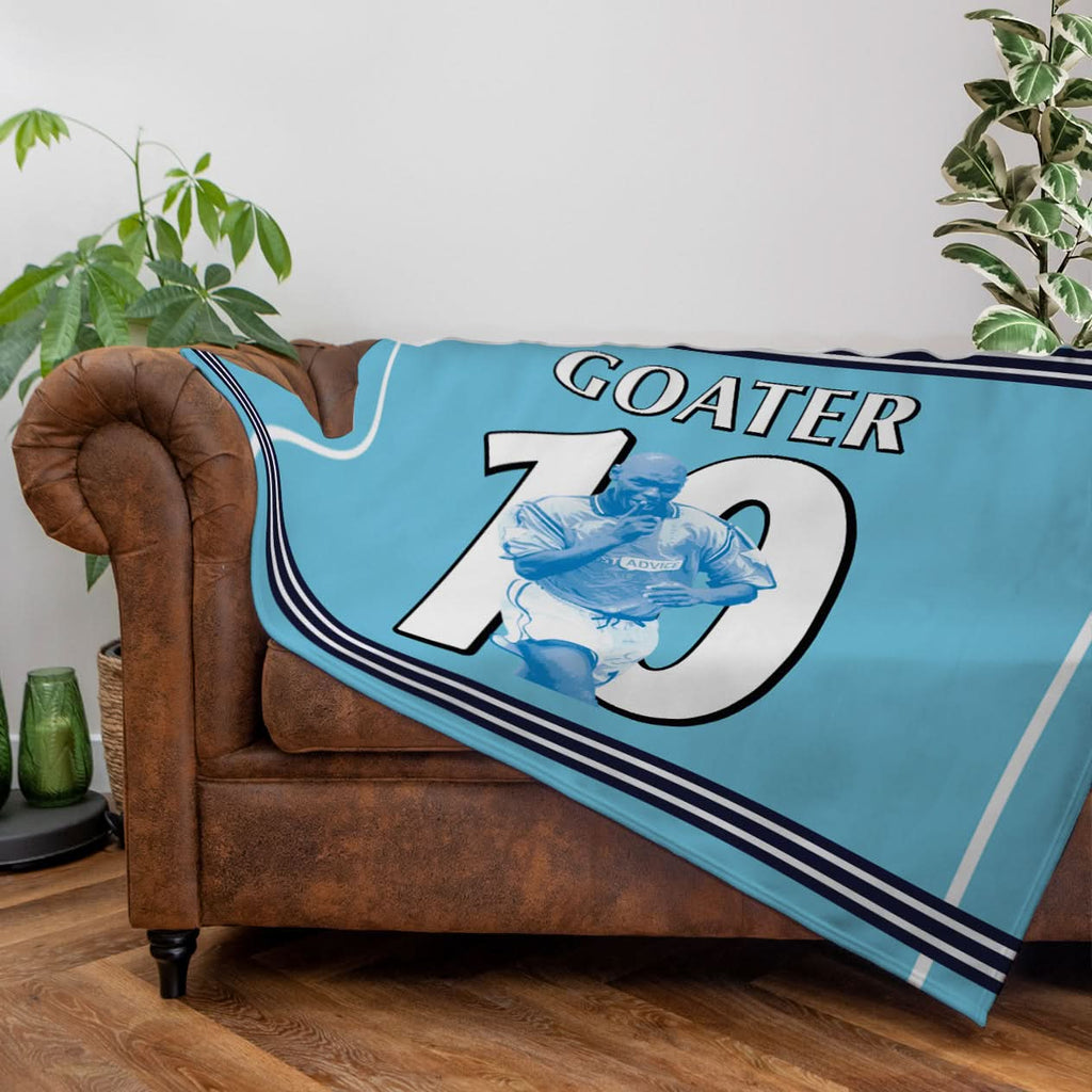 Manchester Blue Goater 10  - Fleece 150cm X 150cm