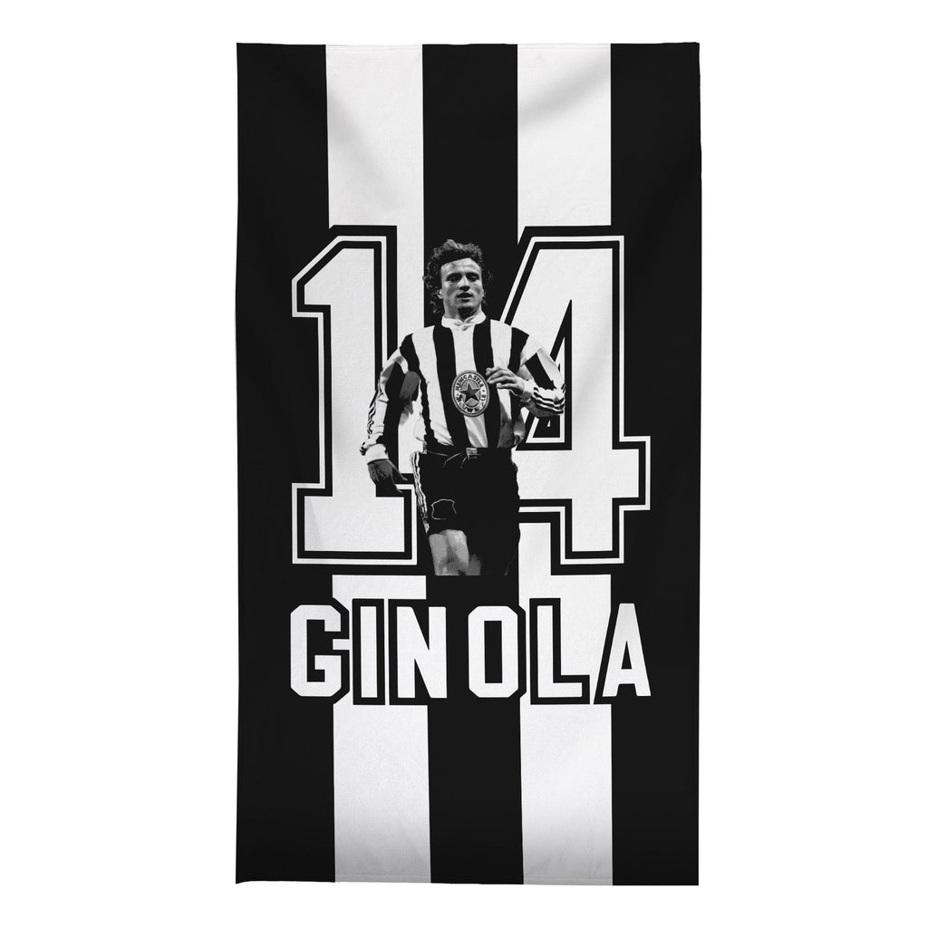 Newcastle Ginola 14 - Football Legends - Beach Towel - 150cm x 75cm