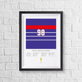 France 1998 World Cup Squad Print