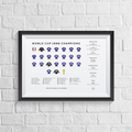 France World Cup 1998 Winners Squad Print