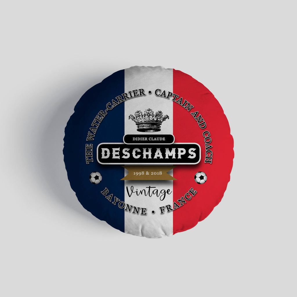 France Deschamps  - Legend Collection - Circle Cushion 14"