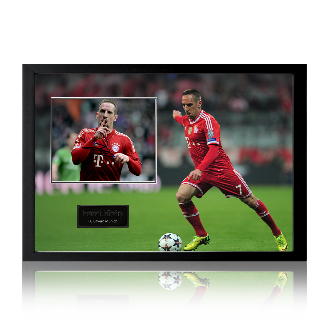 Franck Ribéry Signed FC Bayern Munich Iconic Frame