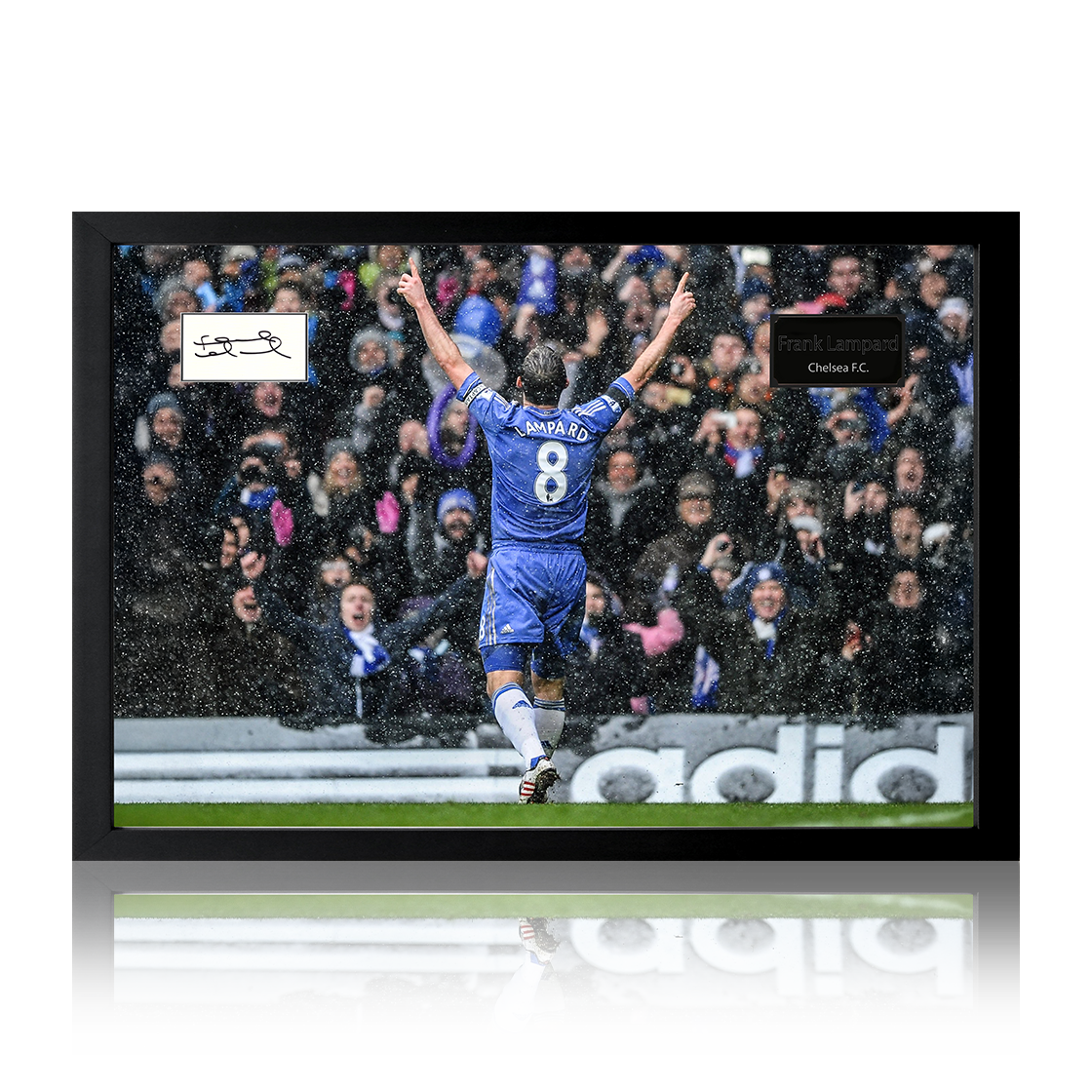 Frank Lampard Signed Chelsea Cut Iconic Frame