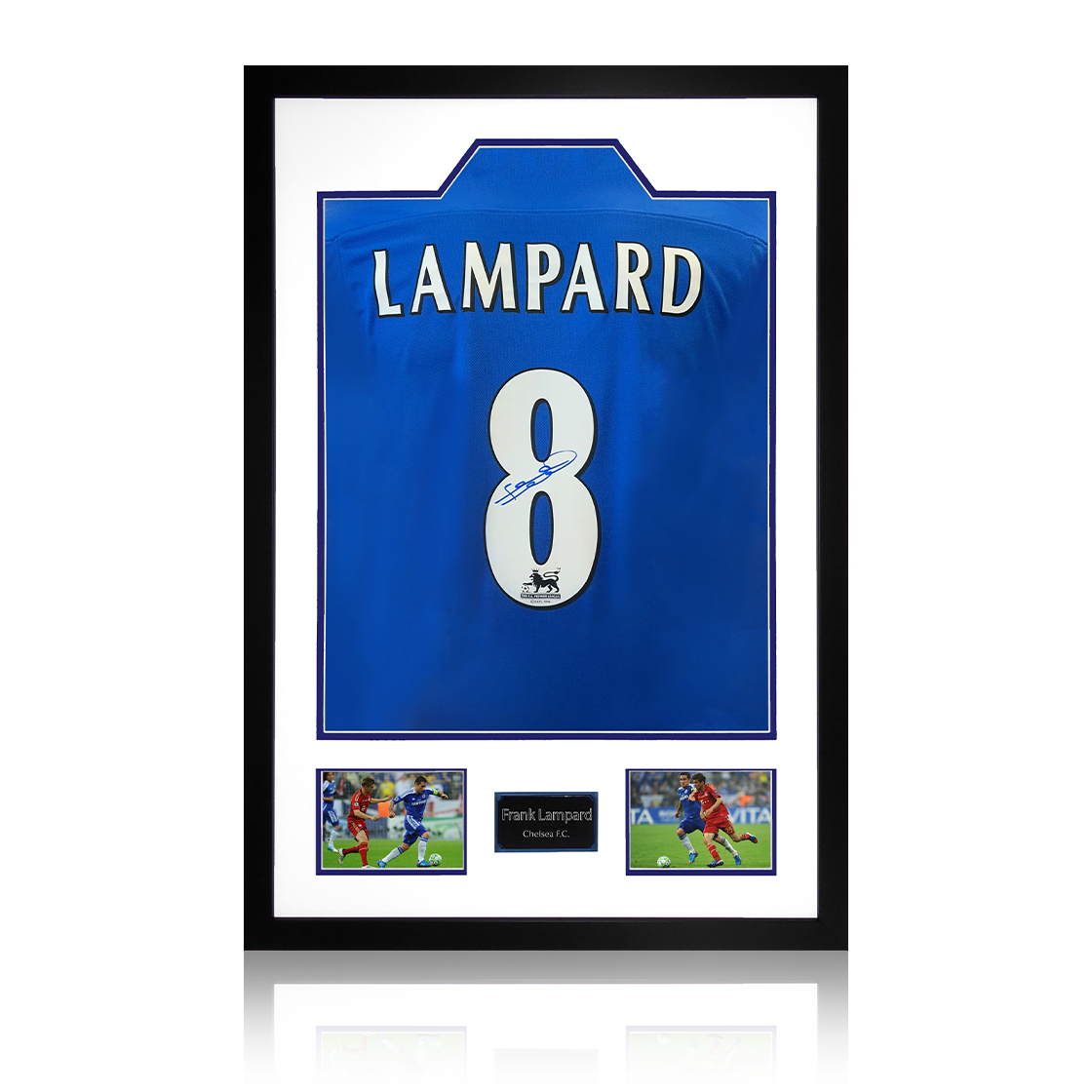 Frank Lampard Signed Chelsea Shirt Premium Frame (ACG Cert)
