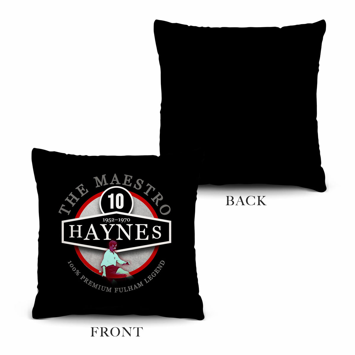 Fulham Haynes - Football Legends - Cushion 10"