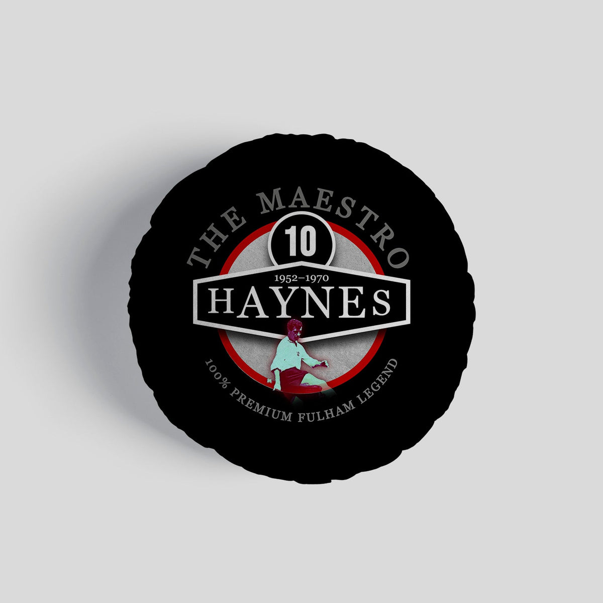 Fulham  Haynes - Football Legends - Circle Cushion 14"
