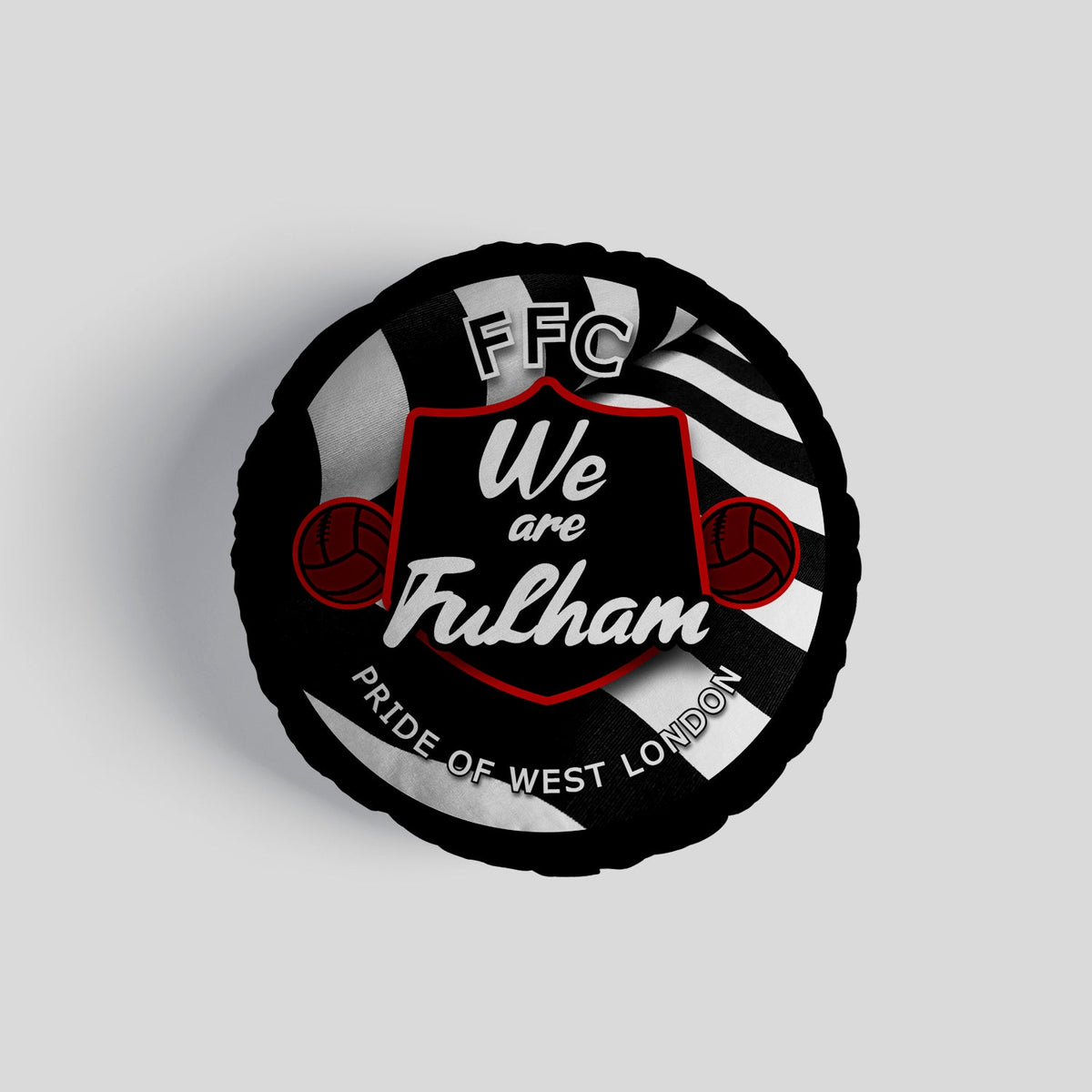 Fulham  We are Fulham - Football Legends - Circle Cushion 14"