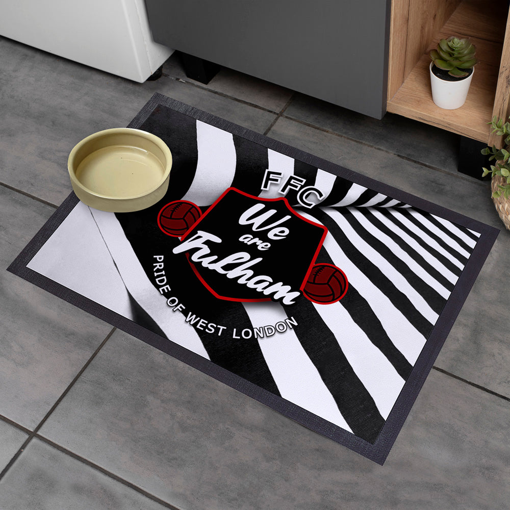 Fulham  We are Fulham   - Football Legends - Door Mat -60cm X 40cm