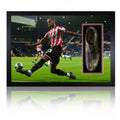 Max Lowe Signed & Match-Worn Boot Iconic Frame