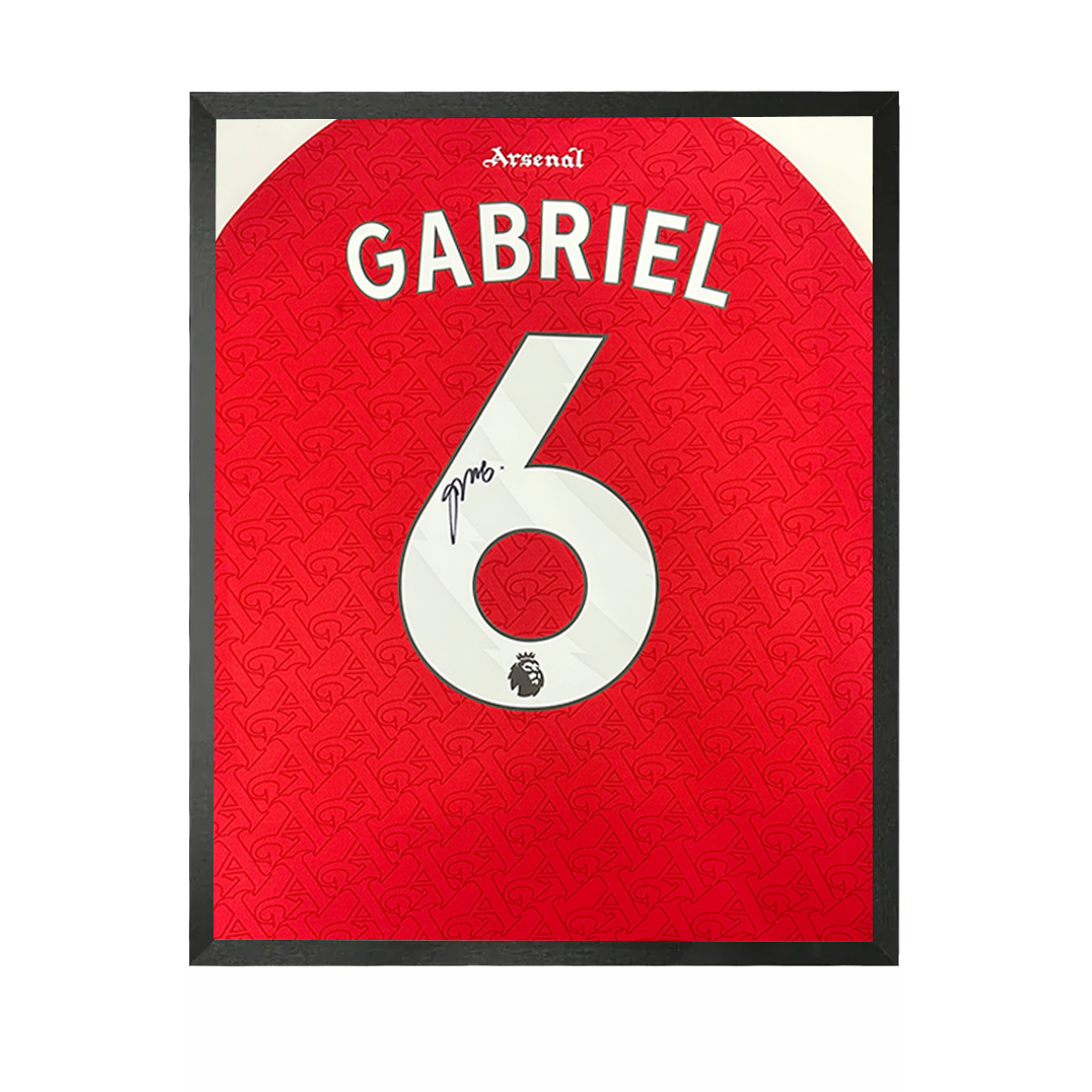 Gabriel Magalhães Signed Arsenal 25/26 Shirt Compact Frame