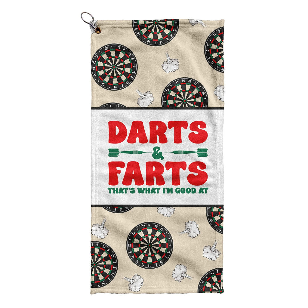 Darts & Farts - Funny Darts Golf Towel