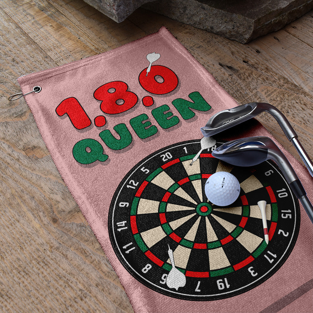 180 Queen - Funny Darts Golf Towel