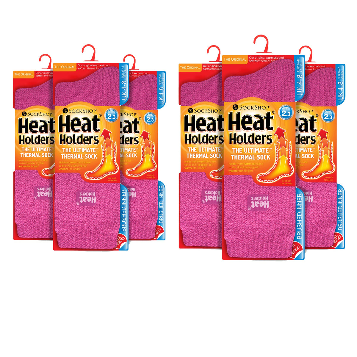 Ladies Original Thick Winter Thermal Socks (Multipack Options)