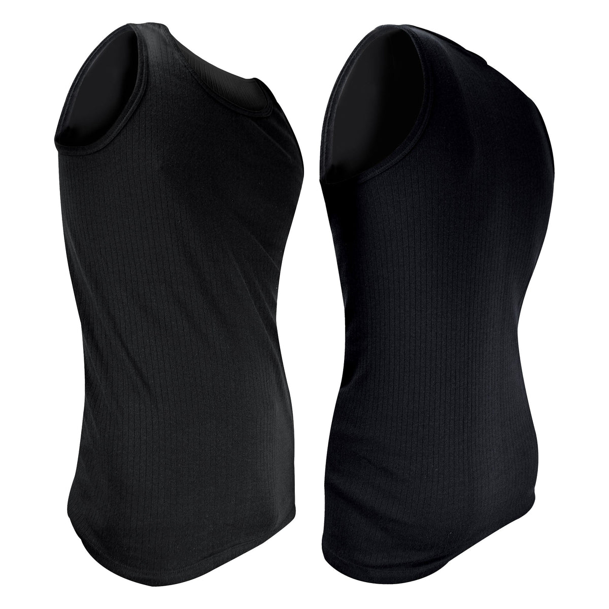 2 Pack Mens Sleeveless Thermal Top for Winter