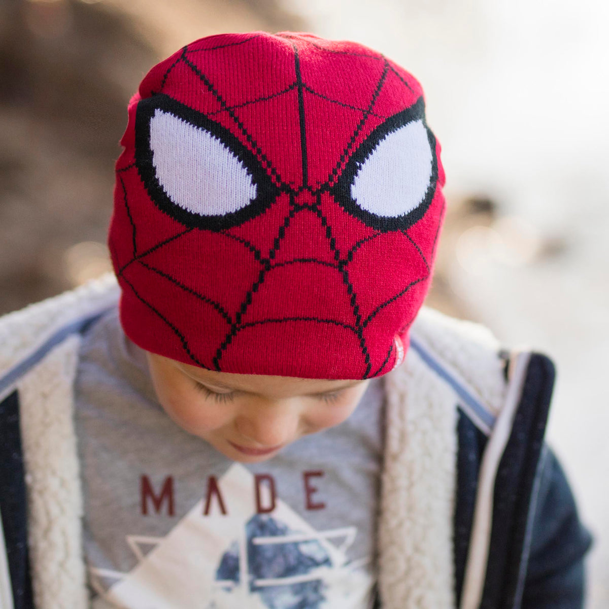 Boys Marvel Thermal Hat & Gloves Set for Winter