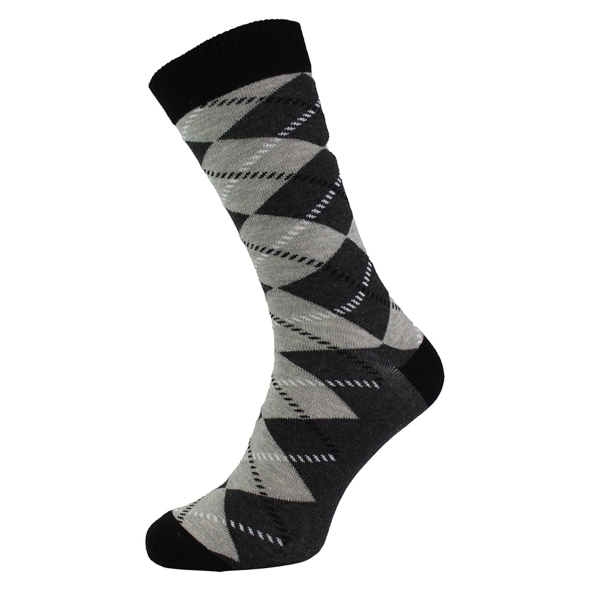 Pack of 3 Classic Argyle Patterned Mens Dress Socks | Colorful Argyle Socks
