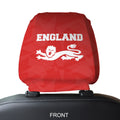 England Lion - Pack of 2 Car Seat Headrest Covers