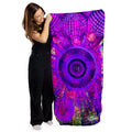Penny Banger Trippy Spiral Towel - Lightweight, Microfibre Beach Towel - 150cm x 75cm