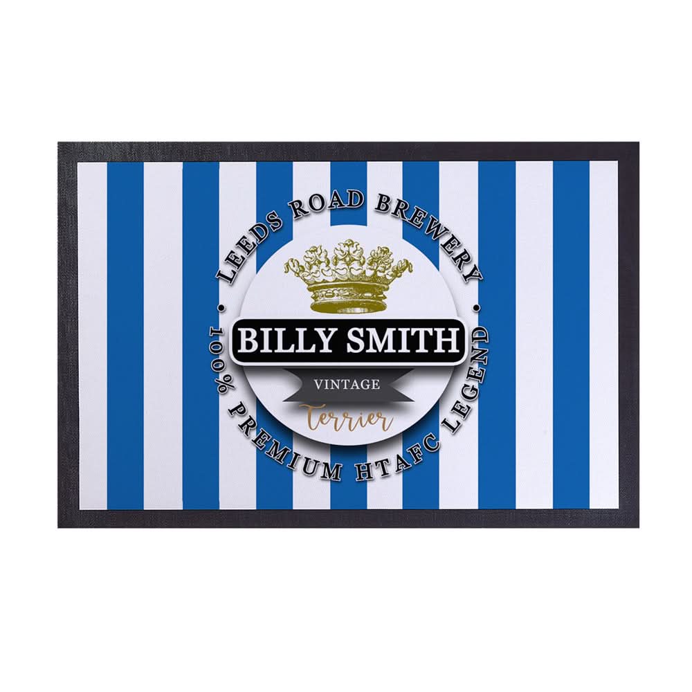 Huddersfield Billy Smith   - Football Legends - Door Mat -60cm X 40cm