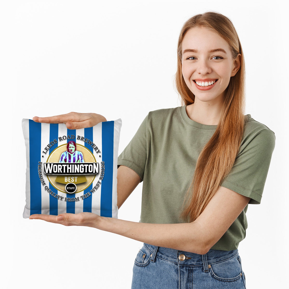 Huddersfield Worthington - Football Legends - Cushion 10"