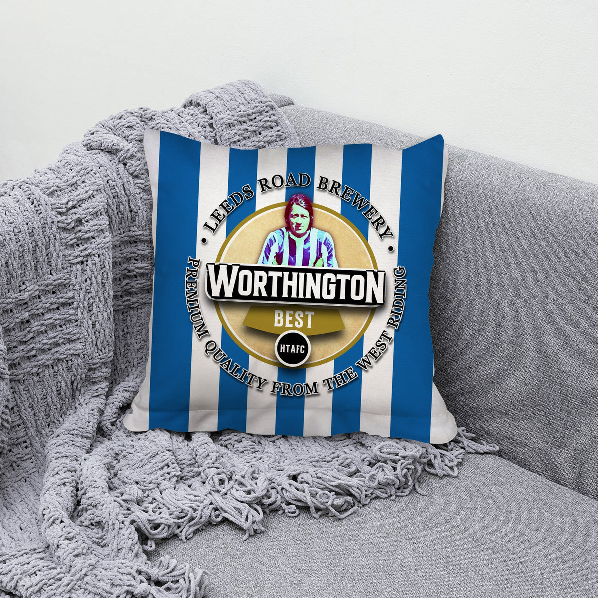 Huddersfield Worthington - Football Legends - Cushion 10"